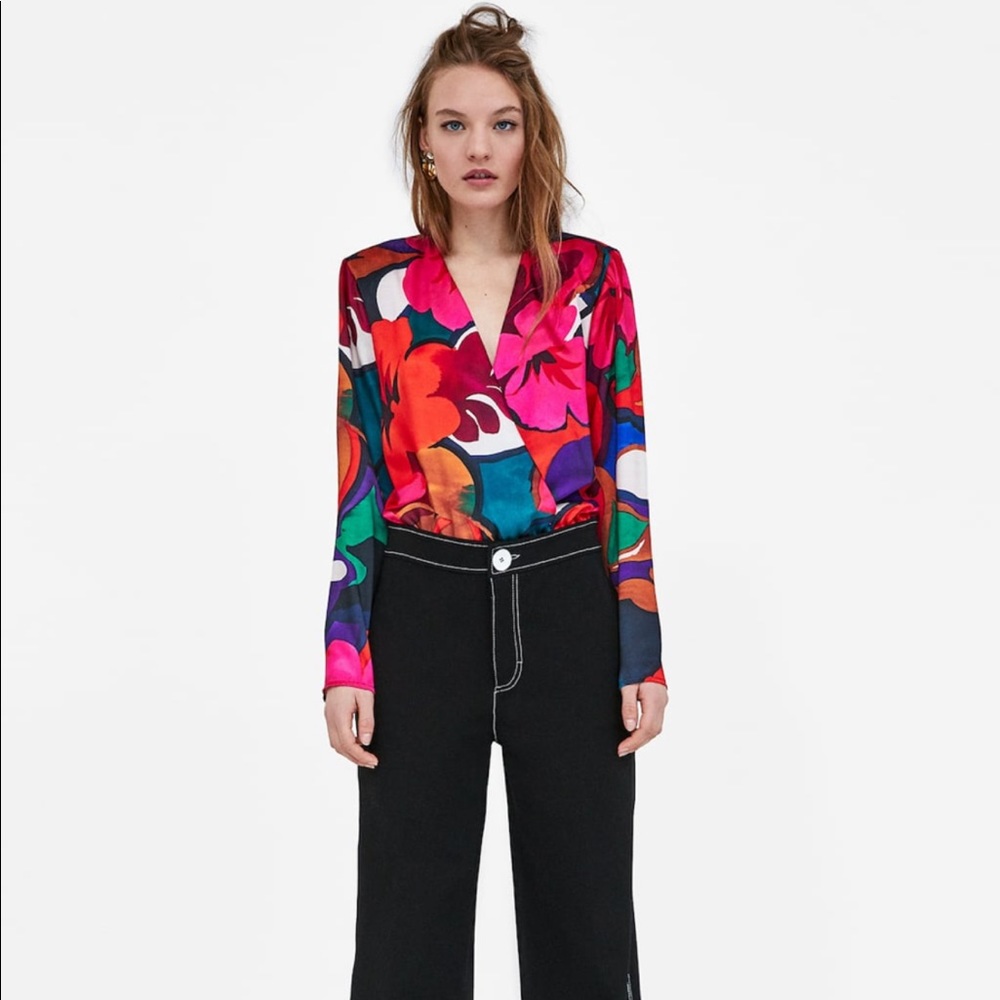 Zara | Floral Bodysuit